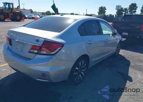 2015 Honda Civic Ex-L from USA, damaged, VIN 2HGFB2F97FH538044